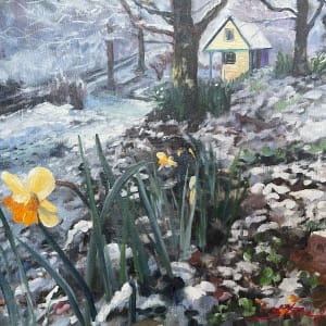Forgotten Spring Snow by Sharon Rusch Shaver
