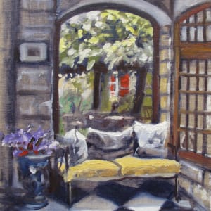 Plein Garden View by Sharon Rusch Shaver