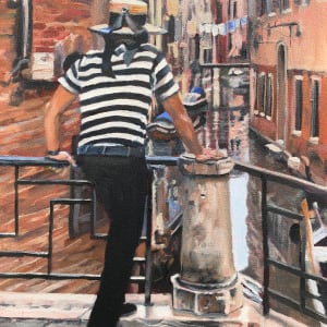 Roberto the Gondoliere by Sharon Rusch Shaver