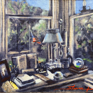 My Desk by Sharon Rusch Shaver