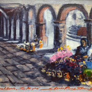 Plein Plaza Allende, San Miguel by Sharon Rusch Shaver