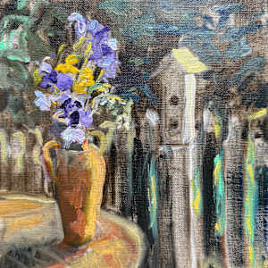 Plein Summer Iris by Sharon Rusch Shaver