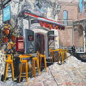 Hot Day in Salerno, Italy by Sharon Rusch Shaver