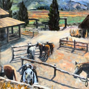 "Plein Vista Verde Ranch" by Sharon Rusch Shaver