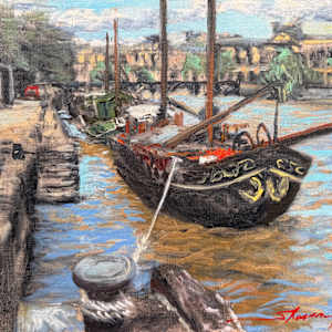Plein On the Seine by Sharon Rusch Shaver, Image 1.