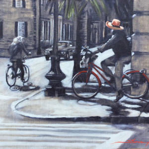 Ride to Town by Sharon Rusch Shaver, Image 1.