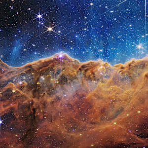 Cosmic Cliffs by Sandy Brown Jensen  Image: Cosmic Cliffs