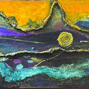Ball Lightning Triptych by Sandy Brown Jensen, Image 3.