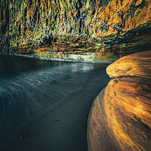 Cave Colors at Seal Rock by Sandy Brown Jensen