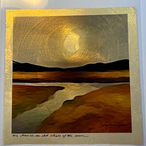 We Live in an Old Chaos of the Sun (8" x 8") by Sandy Brown Jensen, Image 1.