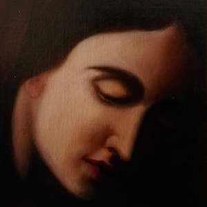 Woman's face, chiaroscuro by Peter Thomas Foster, Image 1.