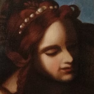 Girl with pearls by Peter Thomas Foster, Image 1.