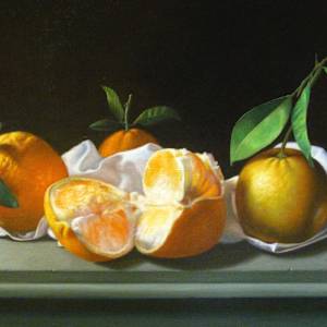 Oranges on a ledge by Peter Thomas Foster, Image 10.