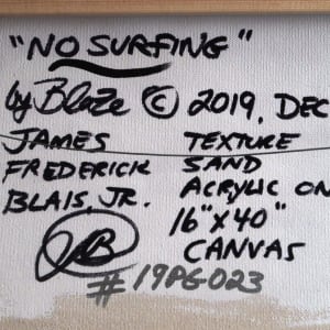 No Surfing  Image: No Surfing by BLAZE (back).