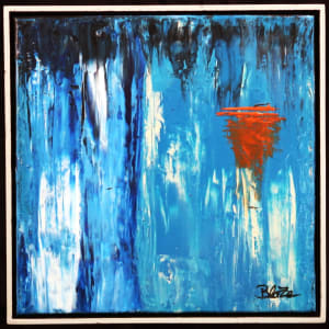 Ice Cave Sunrise by BLAZE  Image: Ice Cave Sunrise by BLAZE (framed).