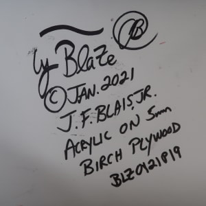 Abstract 17.2 by BLAZE  Image: Abstract 17.2 by BLAZE (back).