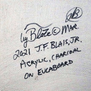 Abstract 35 by BLAZE  Image: Abstract 35 by BLAZE (back).