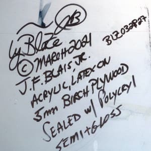 Abstract 42 by BLAZE  Image: Abstract 42 by BLAZE (back).