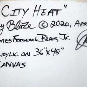 City Heat  Image: City Heat by BLAZE (back).