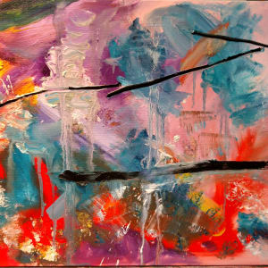 Two Panel Abstract  Image: Detail #2