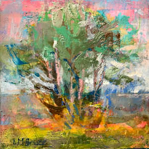 Willow, Red Sky in the Morning / Saule, ciel rouge le matin by Lynda Bruce