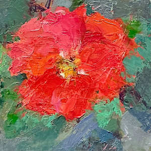 Rose # 11 - Declaration in Red by Lynda Bruce, Image 1.