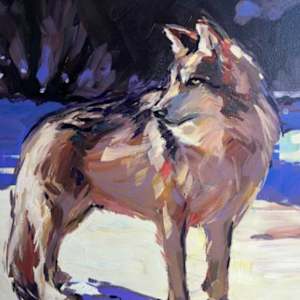 Wolf in the Snow (copy) by Laura Green