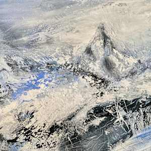 Il Cervino Rises from the Storm by Joy Moore