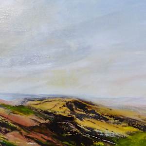 Panorama Ochre and Green. by Joy Moore