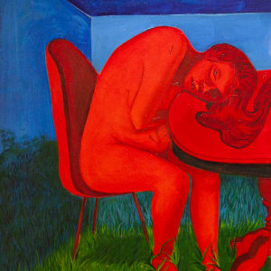 At The Dinner Table (Diptych) by Frances Matassa 
