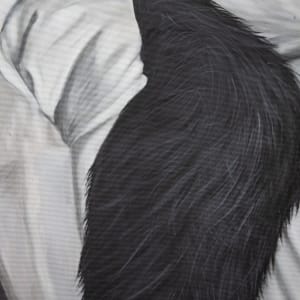 I hide tulips within my neck by Se Young Yim 