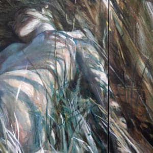 Low Tide (triptych) by Jane Philips 