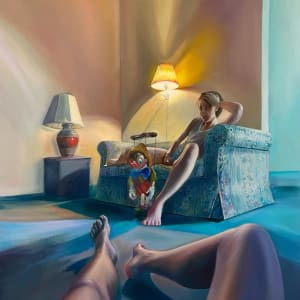 Blue Night (After Pinocchio's Birthday) by Salome Rigvava