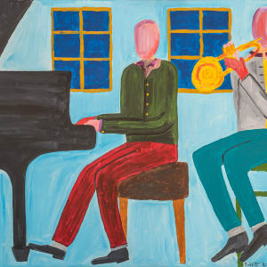 Piano and Trumpet Player