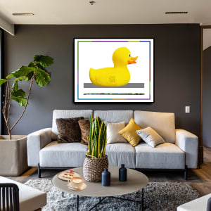 Rubber Duck Chromo by Roberto Portolese / Studio Azzurro  Image: In room view
