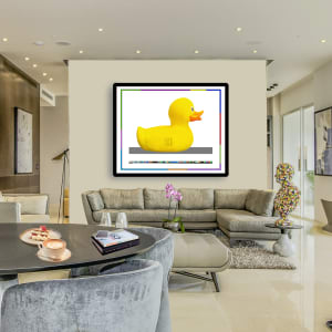 Rubber Duck Chromo by Roberto Portolese / Studio Azzurro  Image: In room view
