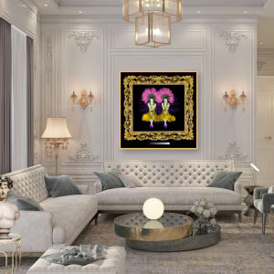 The Dolly Sisters Chromo Gold by Roberto Portolese / Studio Azzurro  Image: In room view