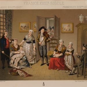 "France 18th c" by Urrabieta lith.