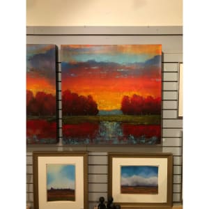 Fiery Skies II (Diptych) by Artist Unknown, Image 3.