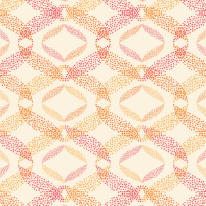 Spotted Overlapping Chevron Stacked (Illustration Repeating Pattern)