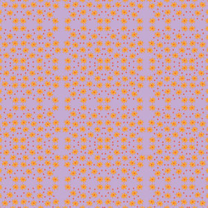 Orange Tossed Flowers (Illustration Pattern Repeat) 