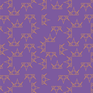 Pointy Crown (Illustration Pattern Repeat) 