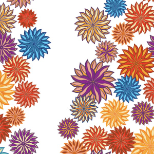 Rhythm Floral Tucked (Illustration Pattern Repeat)
