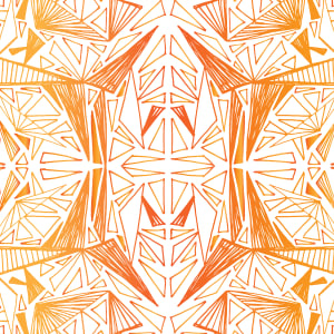 Triangle Tribal (Illustration Pattern Repeat) 