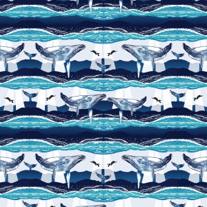Whale Pattern (Illustration Pattern Repeat) 