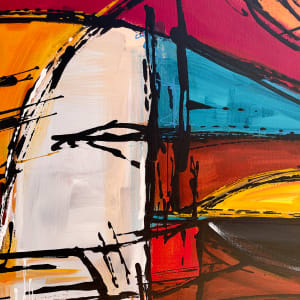 People Drinking Coffee by Sherylle Dovaston  Image: People Drinking Coffee, detail