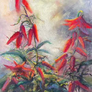 Red Pepper Lilies by Vic Mastis