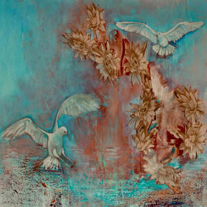 Seagulls Alight II by Harriet Godbole