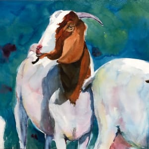 Bored Goats by Debra Thomas Weible