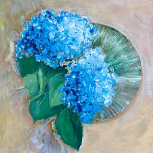 Hydrangeas Plated by Artnova Gallery